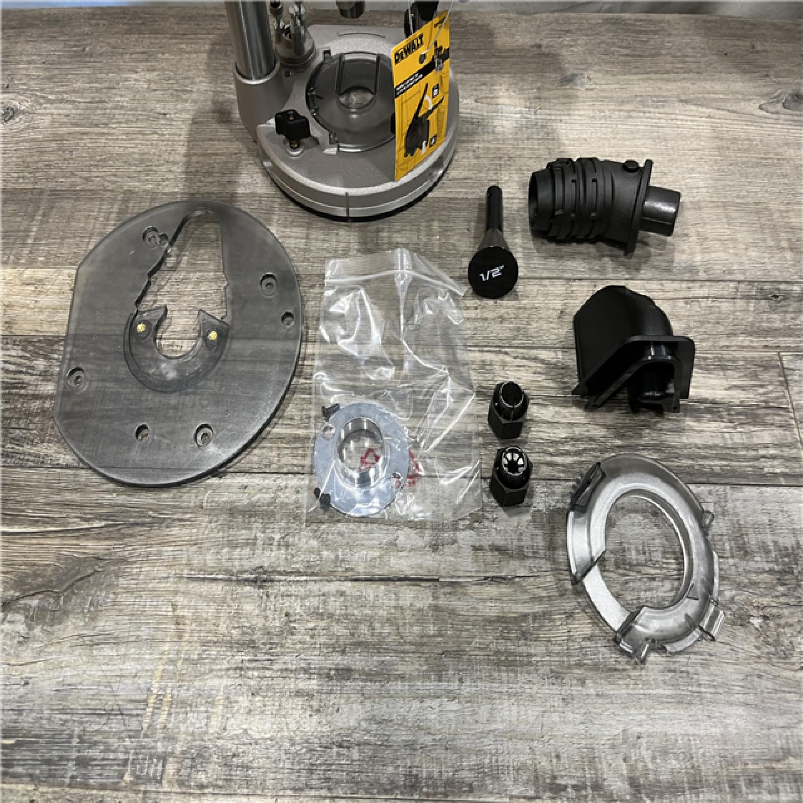 AS-IS DEWALT 20V MAX XR 2-1/4 Peak HP Brushless Cordless Plunge Router (Tool Only)