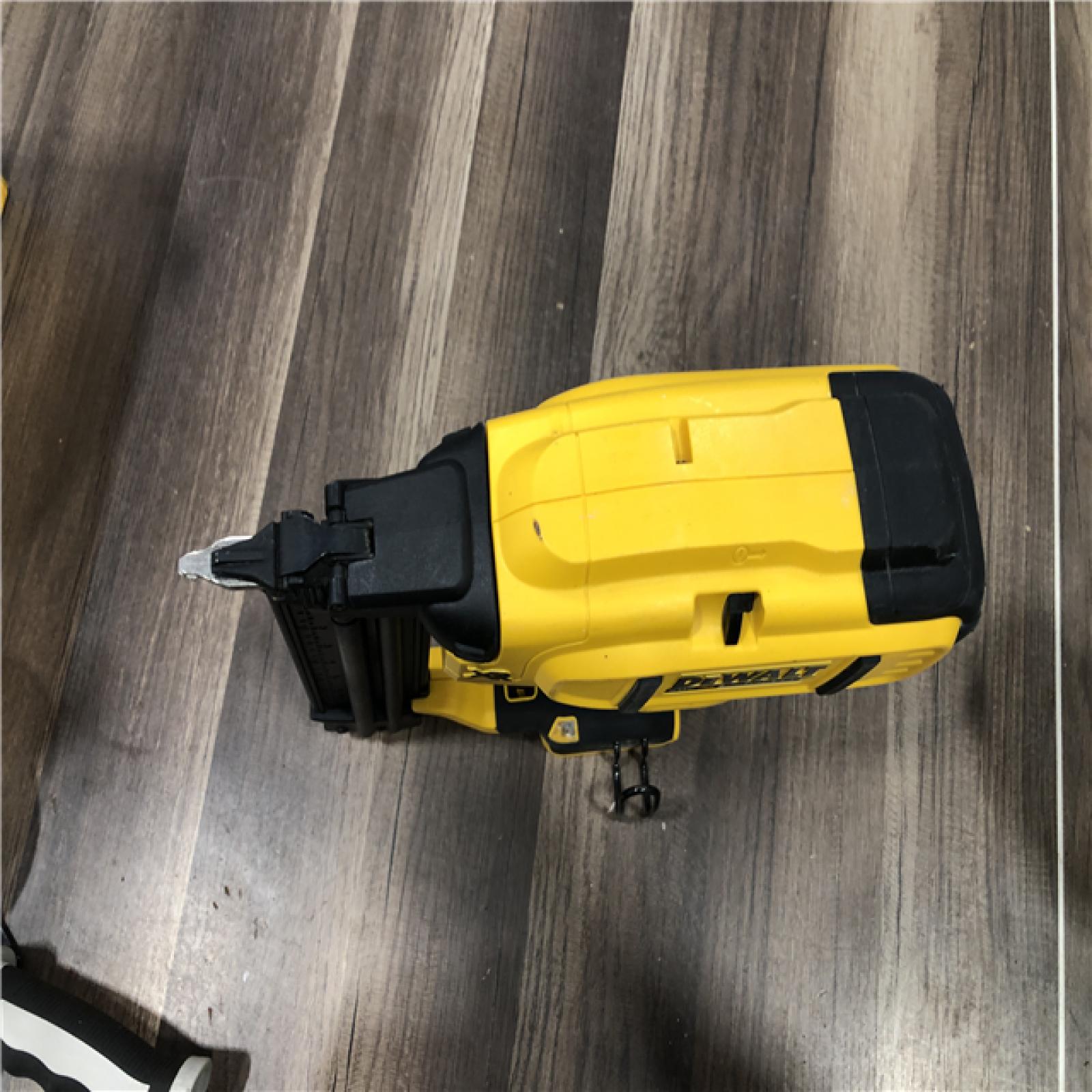 AS-IS DEWALT 20V MAX XR Lithium-Ion Electric Cordless 18-Gauge Brad Nailer (Tool Only)