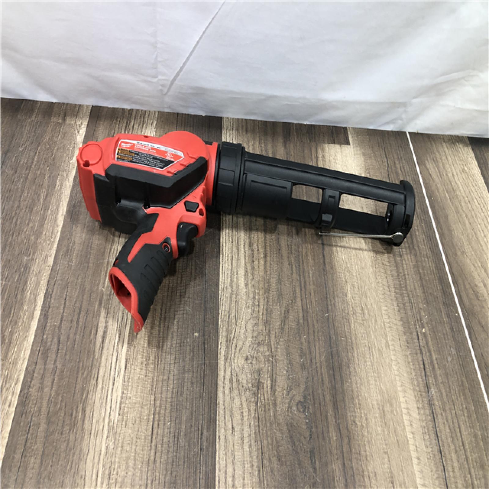 AS-IS Milwaukee 12V Lithium-Ion Cordless 10 oz. Adhesive and Caulk Gun (Tool-Only)