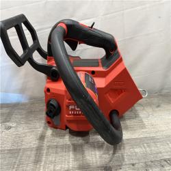 AS-IS Milwaukee FUEL 14 in. 18V Lithium-Ion Brushless Cordless Battery Top Handle Chainsaw (Tool Only)