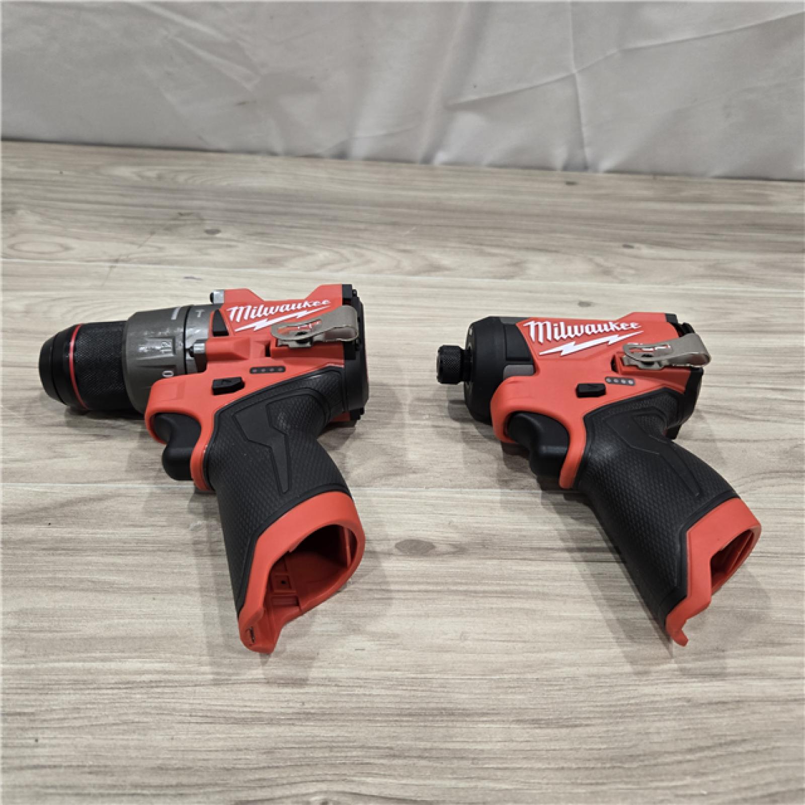AS-IS Milwaukee 3497-22 12V Hammer Drill and Impact Driver Combo Kit