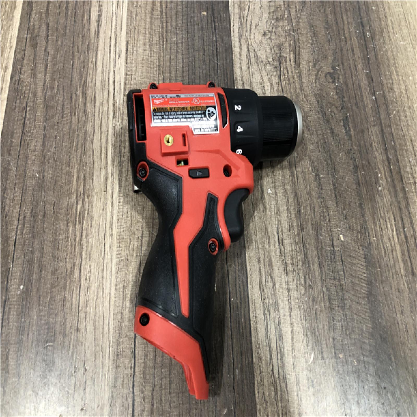 AS-IS  Milwaukee 12V Lithium-Ion Subcompact Brushless Cordless 3/8 in. Drill Driver (Tool-Only)