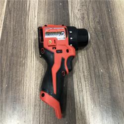 AS-IS  Milwaukee 12V Lithium-Ion Subcompact Brushless Cordless 3/8 in. Drill Driver (Tool-Only)