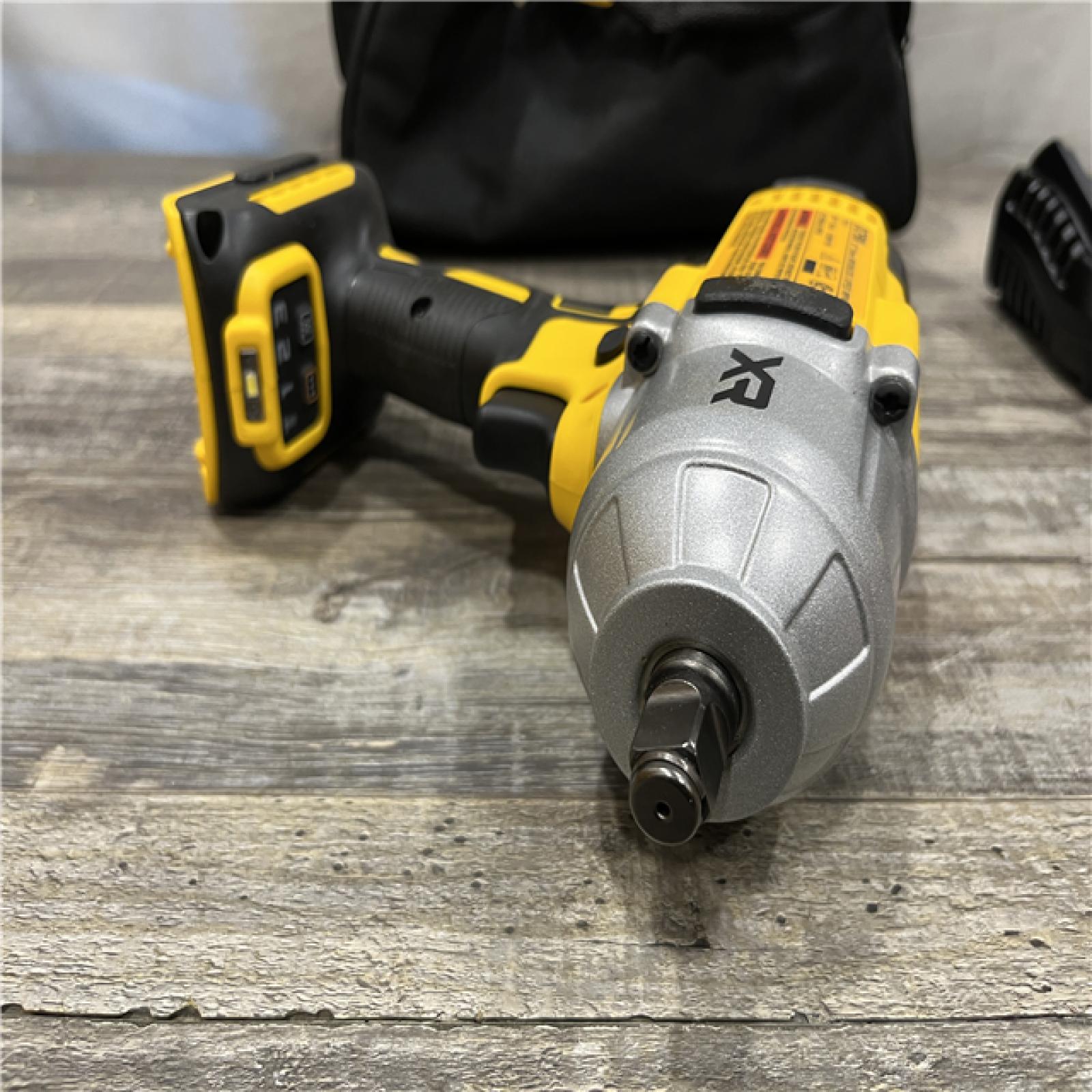 AS-IS DEWALT 20V MAX Lithium-Ion Cordless 1/2 in. Impact Wrench Kit