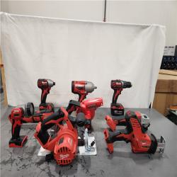 AS-IS- Milwaukee 18-Volt Lithium-Ion Cordless (9-Tool) Combo Kit