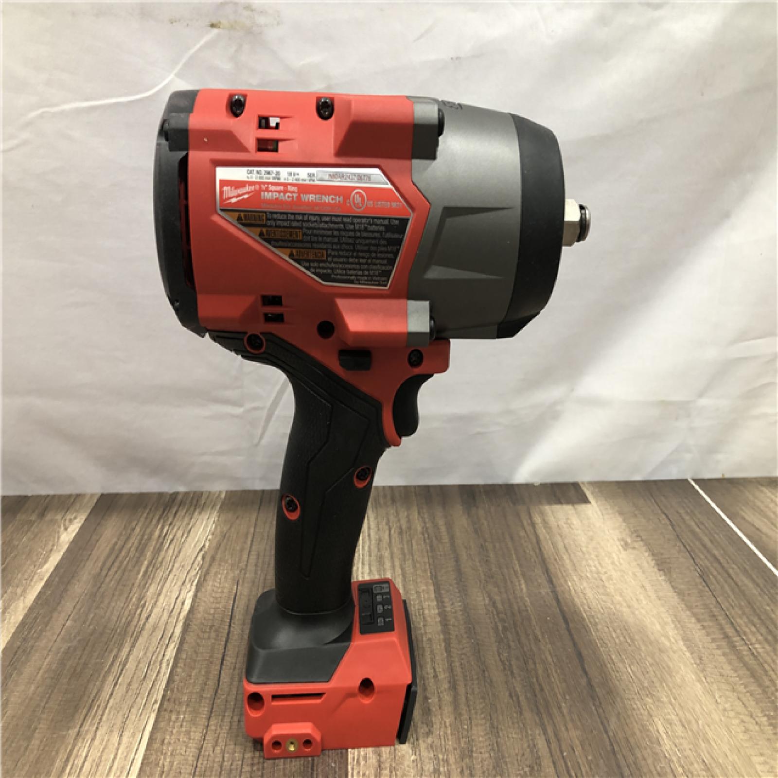 AS-IS Milwaukee FUEL 18V Lithium-Ion Brushless Cordless 1/2 in. Impact Wrench w/Friction Ring Kit