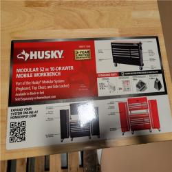 California NEW HUSKY Modular 52 in 10-Drawer Black Mobile Workbench
