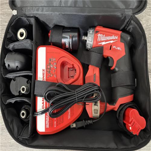 California NEW Milwaukee Installation Drill/Driver Kit  Includes (2) Batteries  Charger & Bag