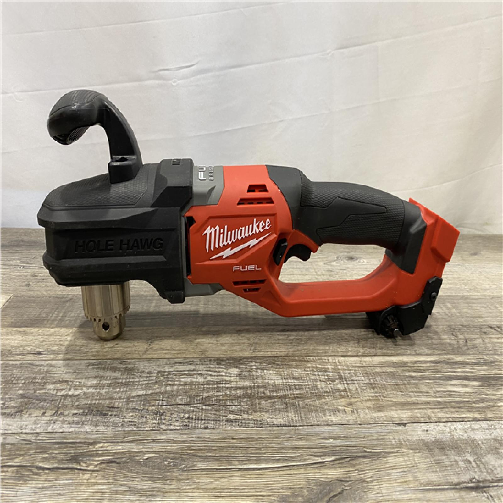 AS-IS Milwaukee FUEL GEN II 18V Lithium-Ion Brushless Cordless 1/2 in. Hole Hawg Right Angle Drill (Tool-Only)