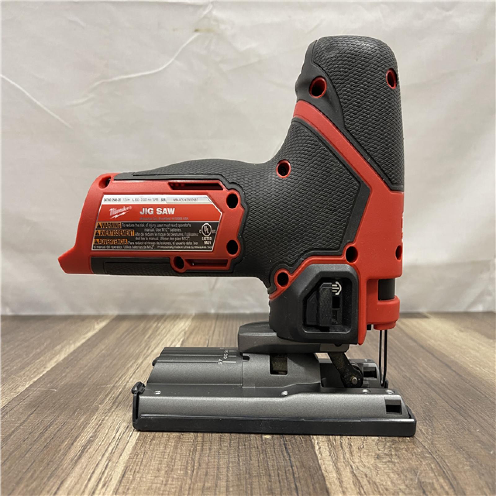 AS-IS Milwaukee M12 12V Fuel Lithium-Ion Cordless Jig Saw (Tool-Only)