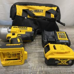 AS-IS DEWALT 20V MAX Lithium-Ion Cordless 1/2 in. Impact Wrench Kit