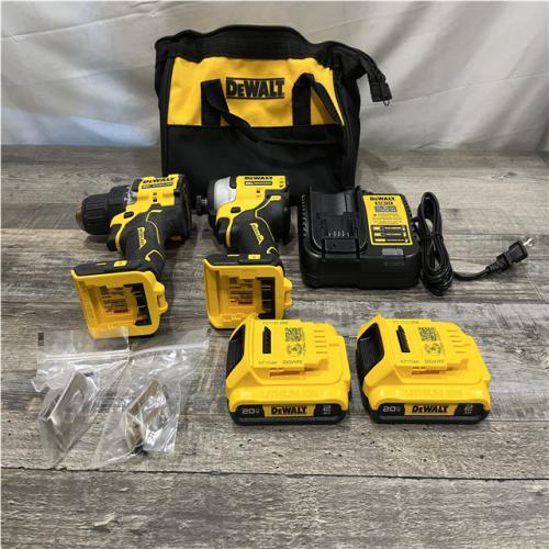 AS-IS DEWALT ATOMIC 20-Volt MAX Lithium-Ion Cordless Combo Kit