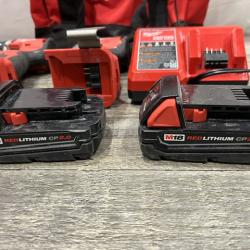 AS-IS Milwaukee 18V Lithium-Ion Brushless Cordless Compact Drill/Impact Combo Kit