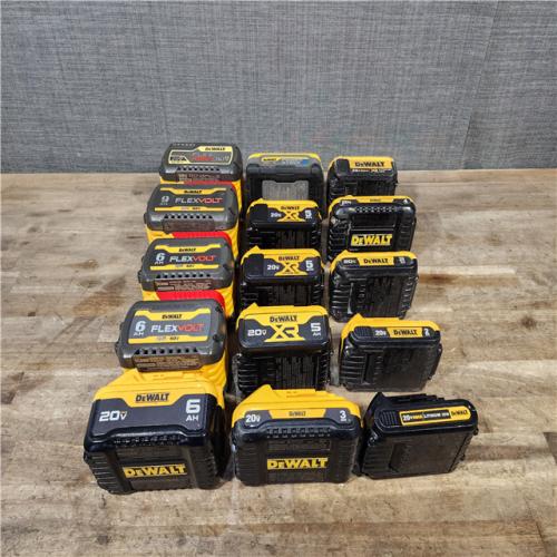 HOUSTON LOCATION - AS-IS DEWALT BATTERY PACK QTY - 15
