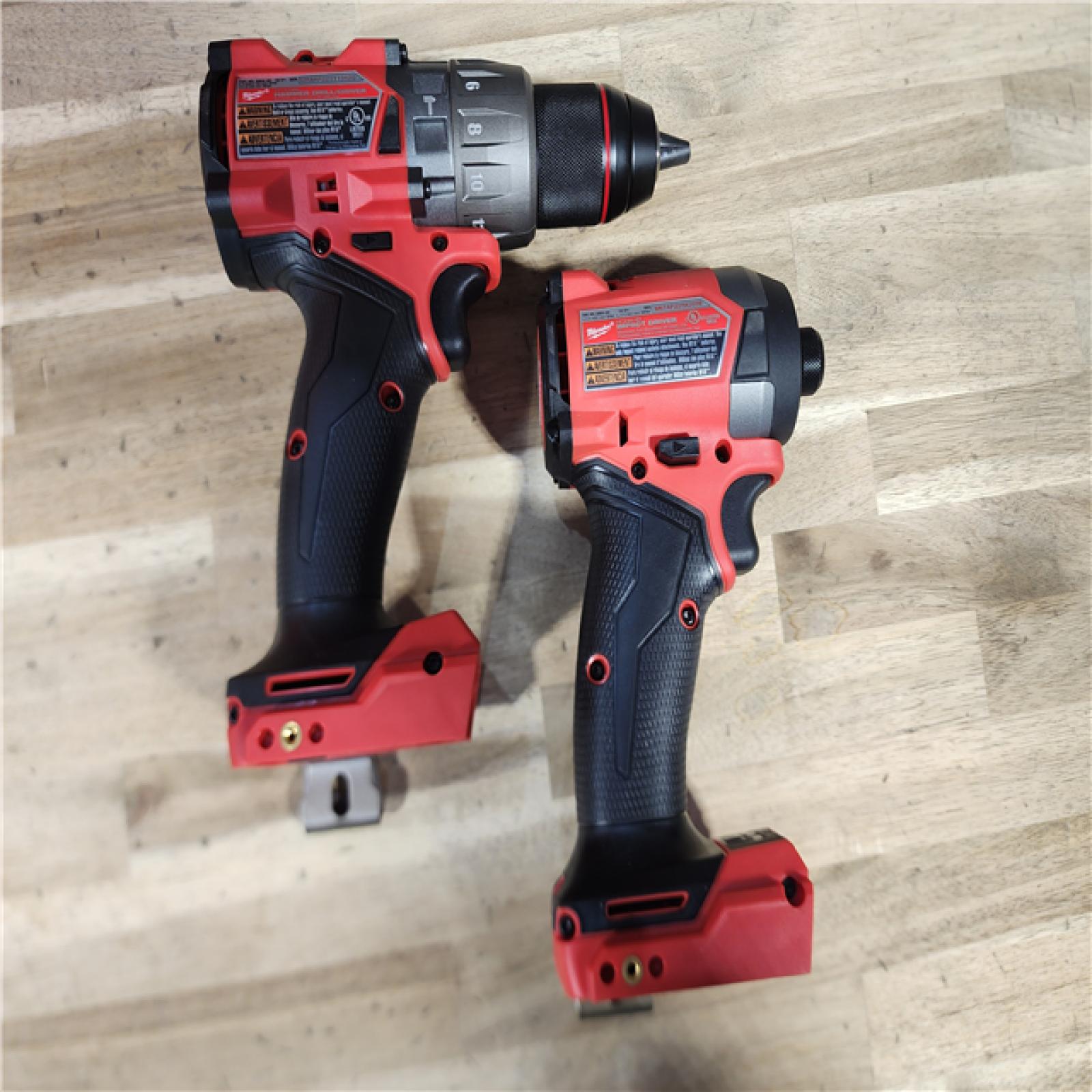 HOUSTON LOCATION - AS-IS MILWAUKEE FUEL 18V Lithium-Ion Brushless Cordless Hammer Drill and Impact Driver Combo Kit (2-Tool) with 2 Batteries