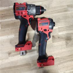 HOUSTON LOCATION - AS-IS MILWAUKEE FUEL 18V Lithium-Ion Brushless Cordless Hammer Drill and Impact Driver Combo Kit (2-Tool) with 2 Batteries