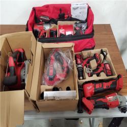 California NEW Milwaukee 9-Tool Combo Kit  Includes (2) Batteries  Charger and Bag