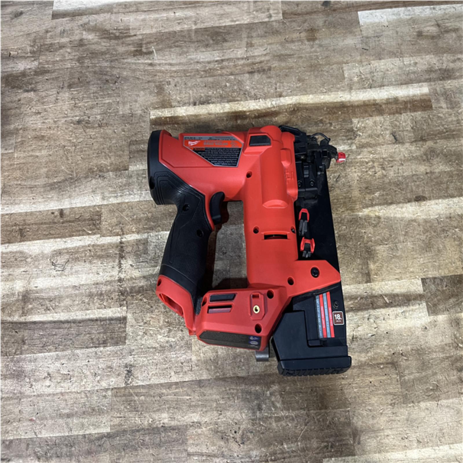 Houston Location AS-IS Milwaukee FUEL 12-Volt Lithium-Ion Brushless Cordless 18-Gauge 1-1/2 in. Compact Brad Nailer (Tool Only)