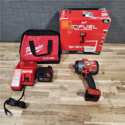 HOUSTON LOCATION - AS-IS Milwaukee FUEL 18V Lithium-Ion Brushless Cordless 1/2 in. Impact Wrench w/Friction Ring Kit