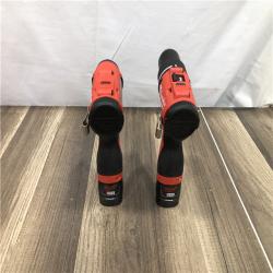 AS-IS Milwaukee M12 12-Volt Lithium-Ion Brushless Cordless Subcompact Drill and Impact Driver Combo Kit