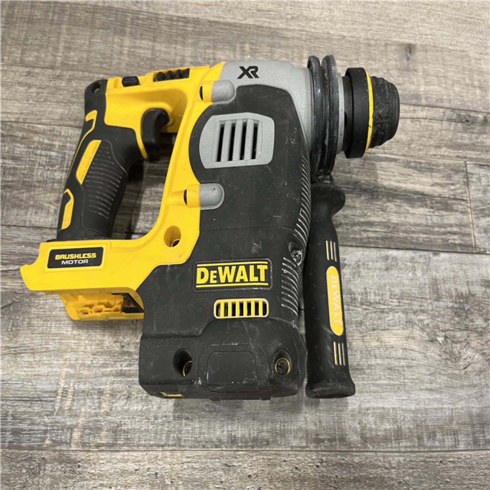 AS-IS DEWALT 20V MAX XR Cordless Brushless 1 in. SDS Plus L-Shape Rotary Hammer (Tool Only)