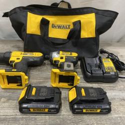 AS-IS DEWALT 20V MAX Cordless Drill/Impact 2 Tool Combo Kit