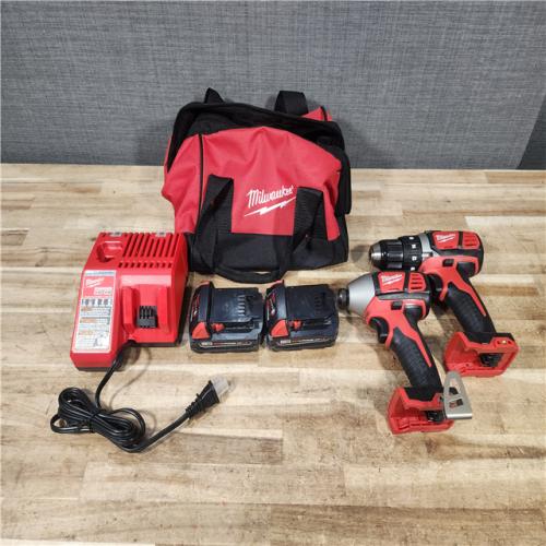 HOUSTON LOCATION - AS - IS Milwaukee 2 Tool Combo Kit W/ (2) Battery & Charger