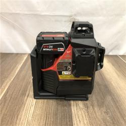 AS-IS Milwaukee 12-Volt Lithium-Ion Cordless Green 250 ft. 3-Plane Laser Level Kit