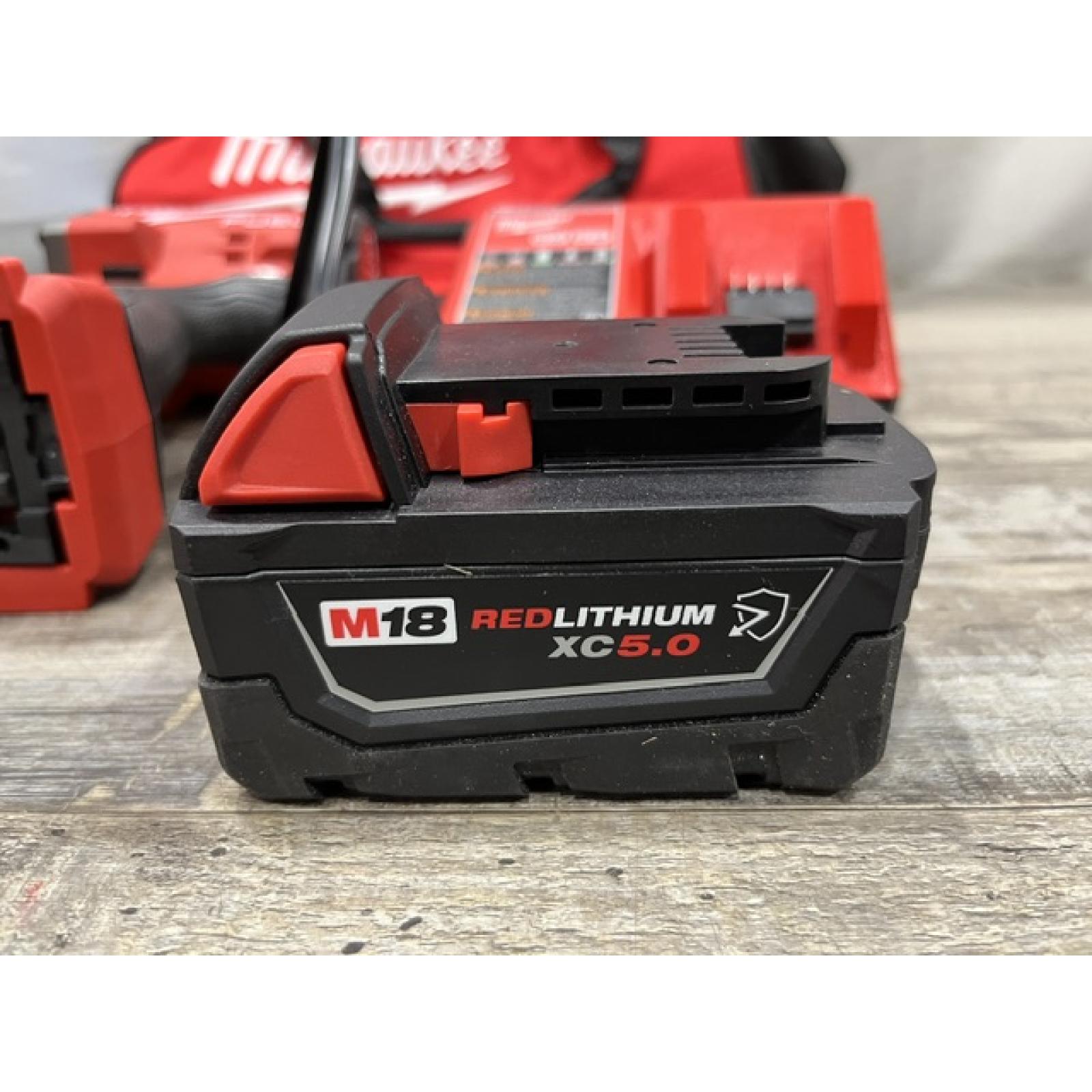 AS-IS Milwaukee FUEL 18V Lithium-Ion Brushless Cordless 1/2 in. Impact Wrench w/Friction Ring Kit