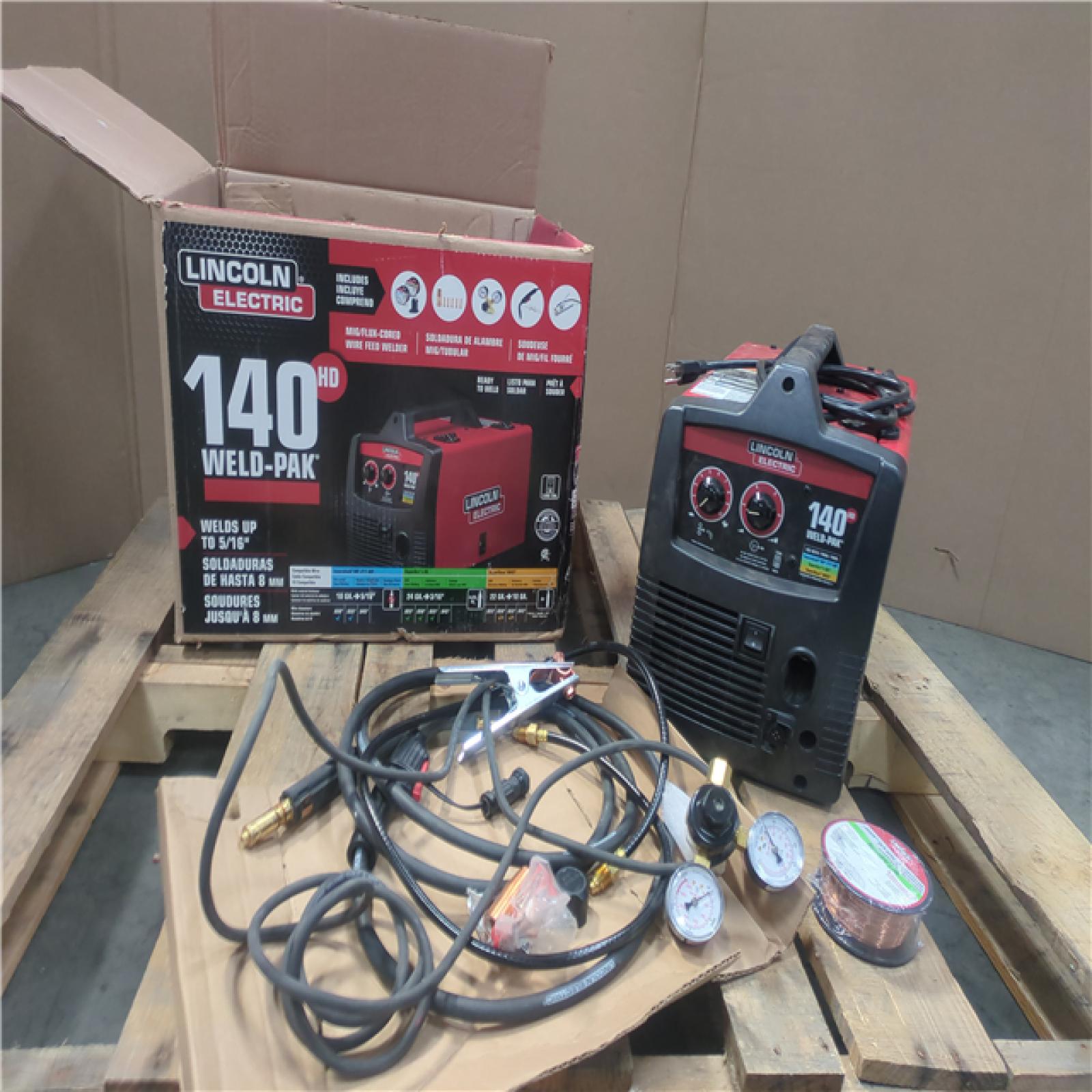 CALIFORNIA AS-IS lINCOLN ELECTRIC WELD-PAK