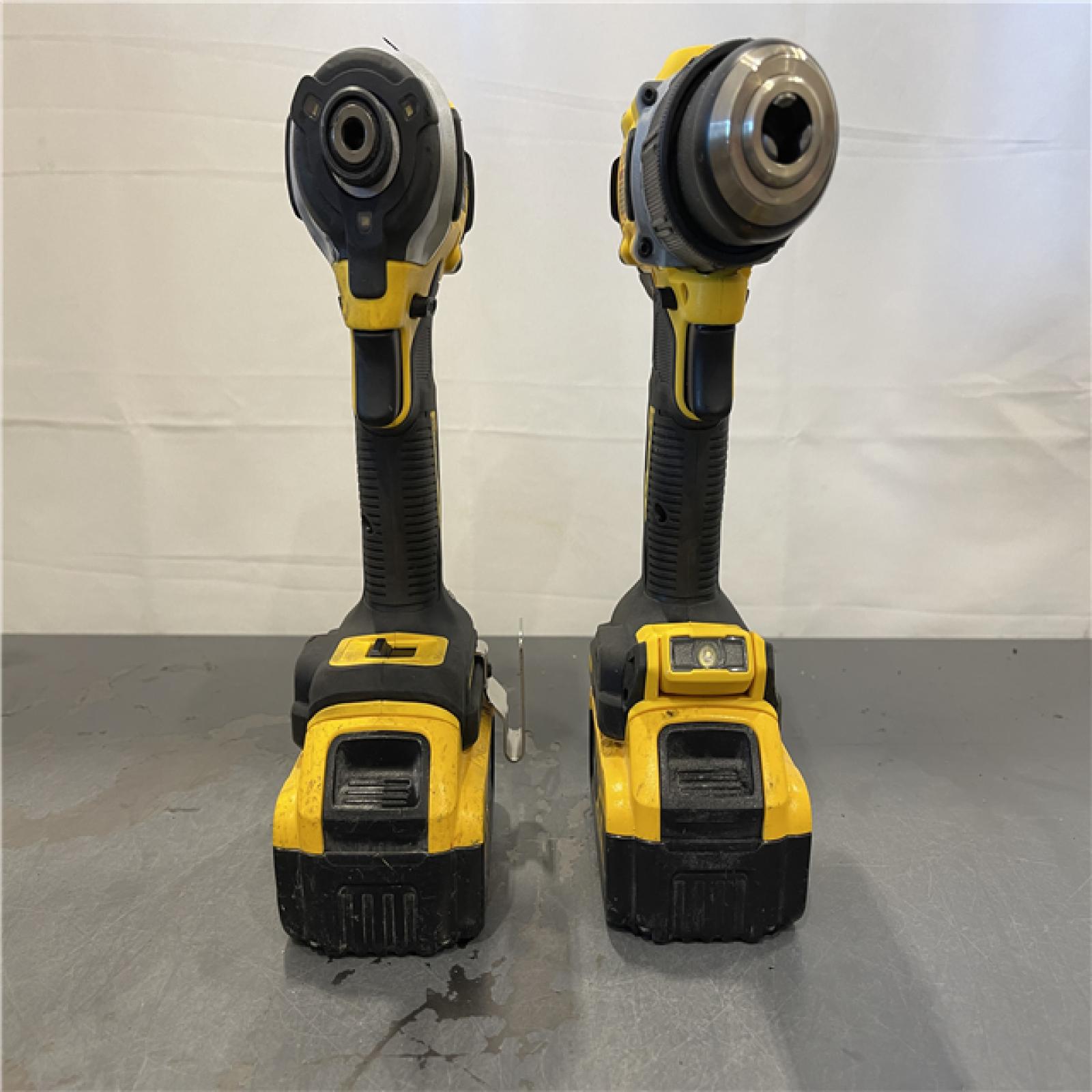 AS-IS - DEWALT 20V MAX XR Hammer Drill and ATOMIC Impact Driver 2 Tool Cordless Combo Kit