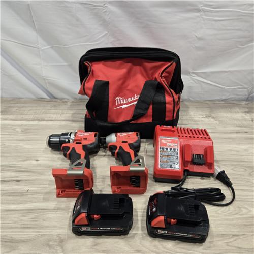 LIKE NEW! - Milwaukee M18 Compact Brushless 2-Tool Combo Kit