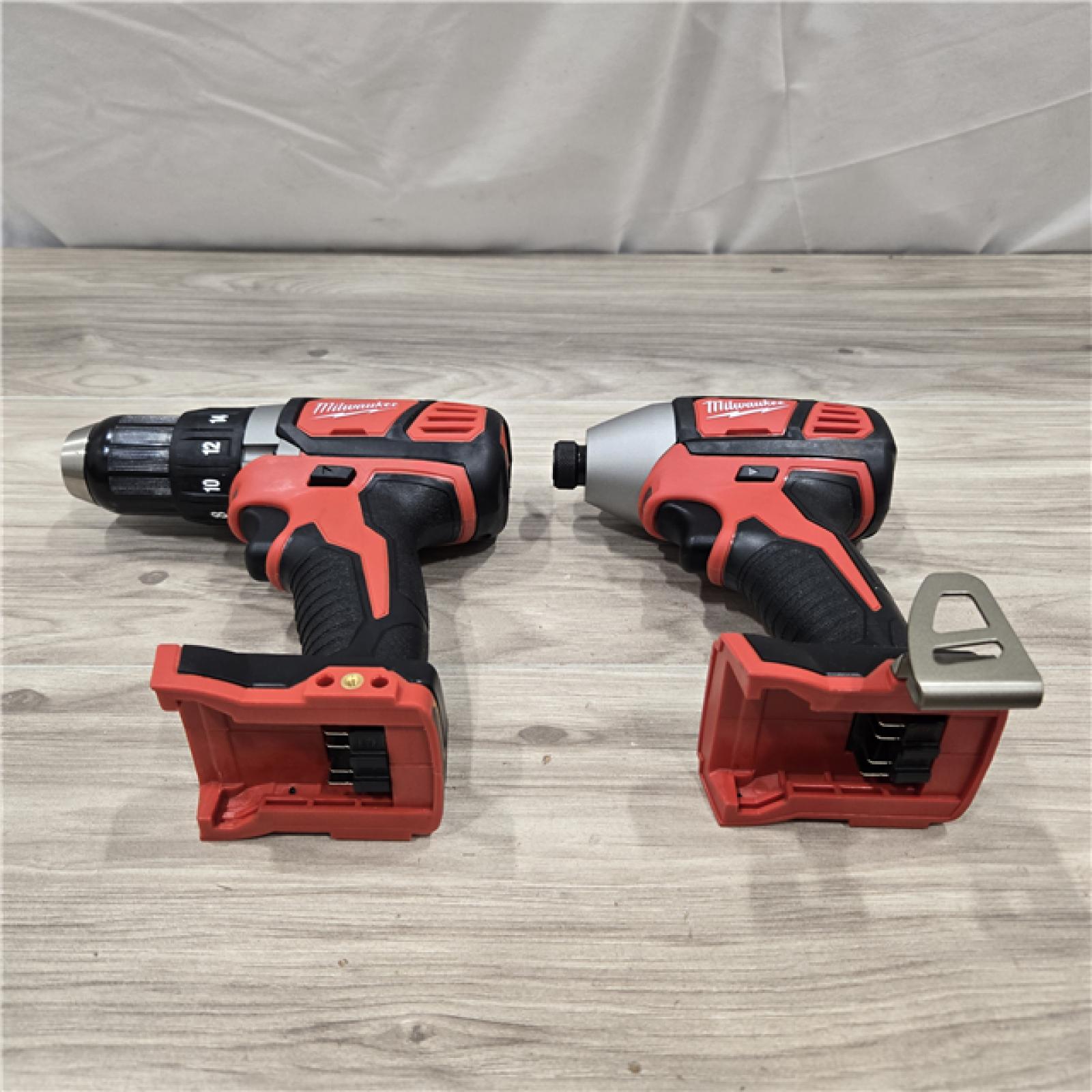 AS-IS Milwaukee 18V Cordless 2-Tool Drill/Driver and Impact Driver Kit