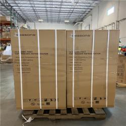 DALLAS LOCATION -Seasons ENERGY STAR 14.2 Cu. Ft. Top Freezer Refrigerator (2 UNITS)