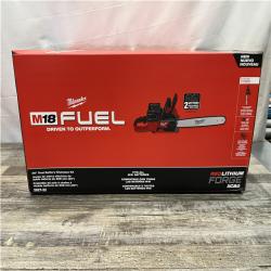 NEW - Milwaukee FUEL 18V Brushless Cordless 20 in. Dual Battery Chainsaw Kit