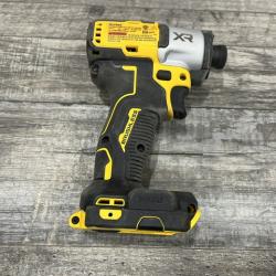 AS-IS DEWALT 20-Volt Maximum XR Cordless Brushless 1/4 in. 3-Speed Impact Driver (Tool-Only)