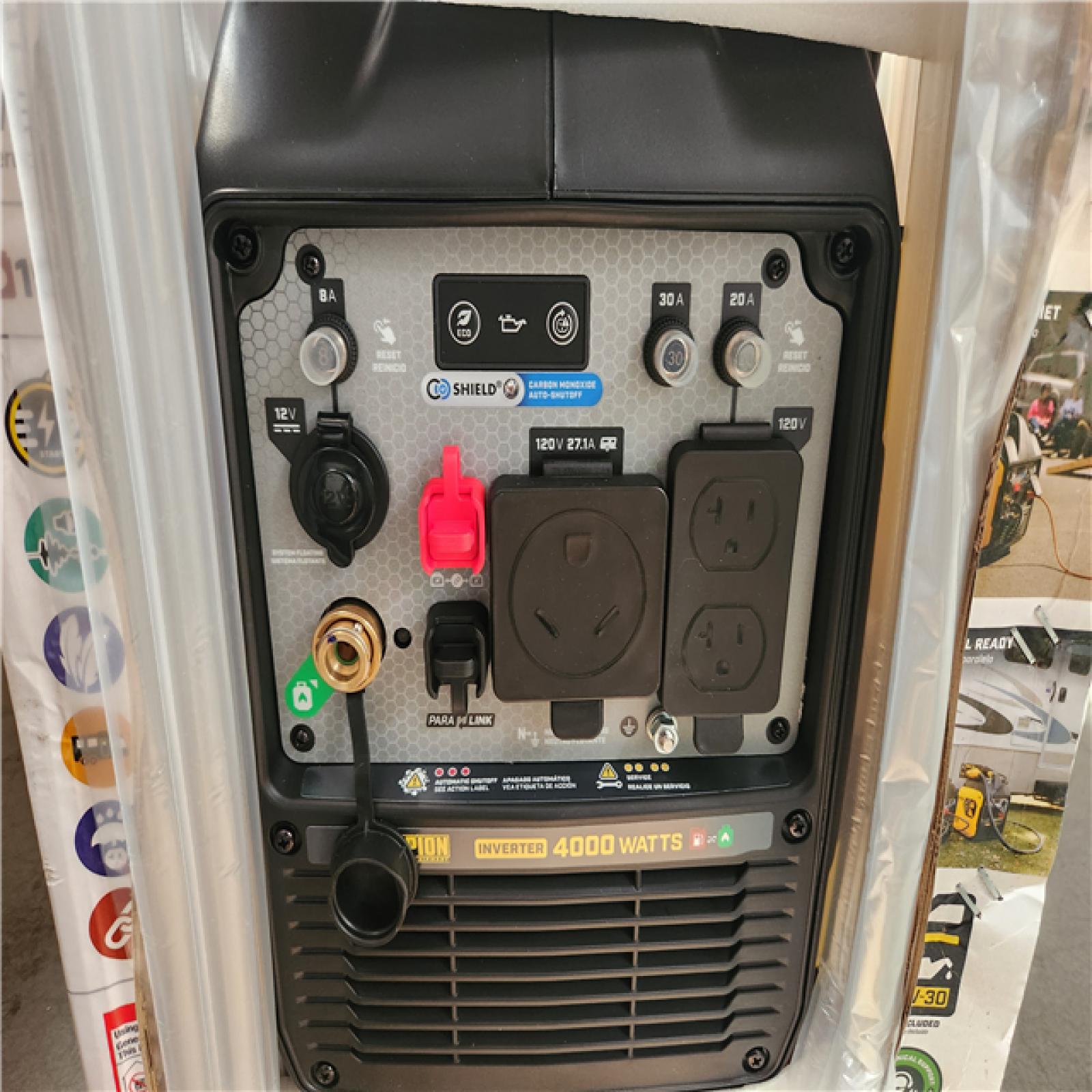 CALIFORNIA AS-IS CHAMPION PORTABLE INVERTER GENERATOR