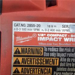 AS-IS Milwaukee M18 18V Fuel 1/2 Compact Impact Wrench (Tool-Only)