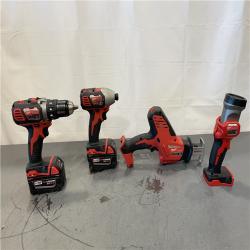 AS-IS - Milwaukee M18 18-Volt Lithium-Ion Cordless Combo Kit 7-Tool