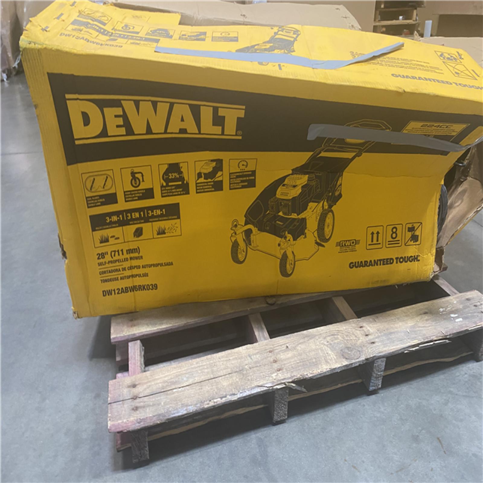 Dallas Location - As-Is  Shop DEWALT 28 in. 224cc  Gas Lawn Mower