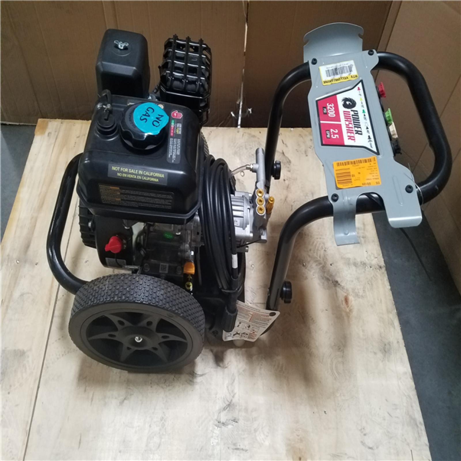 CALIFORNIA AS-IS POWER WASHER
