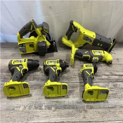 AS-IS RYOBI ONE+ 18V Cordless 6-Tool Combo