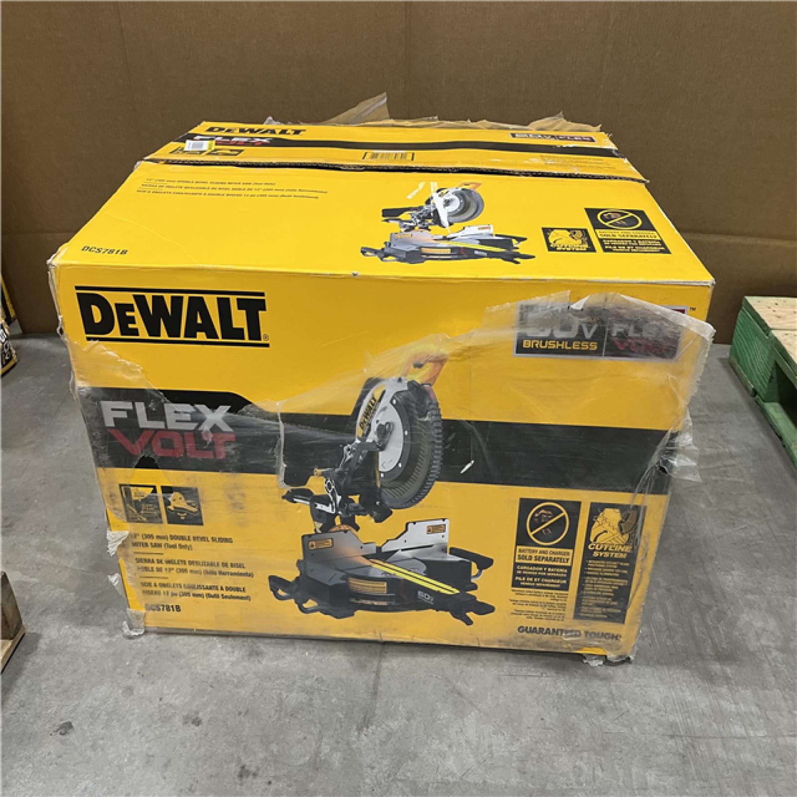 AS-IS DEWALT 60V Lithium-Ion 12 in. Cordless Sliding Miter Saw (Tool Only)