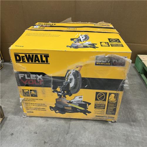 AS-IS DEWALT 60V Lithium-Ion 12 in. Cordless Sliding Miter Saw (Tool Only)