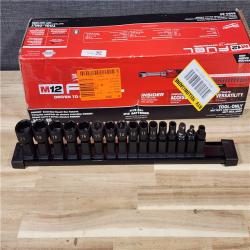 HOUSTON LOCATION - AS-IS Milwaukee FUEL INSIDER 12V Lithium-Ion Brushless Cordless 1/4 in. - 3/8 in. Extended Reach Box Ratchet (Tool-Only)