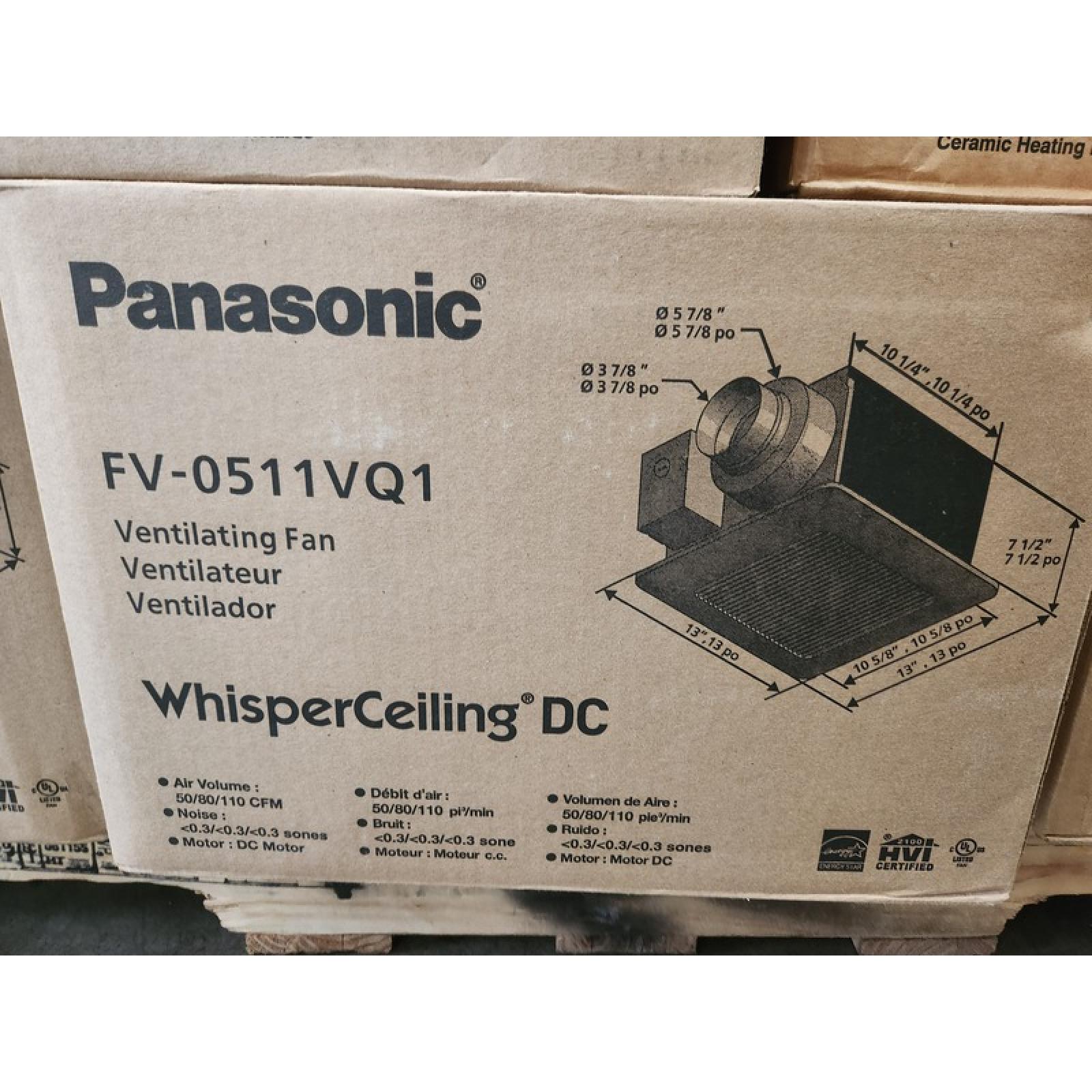 Phoenix NEW Mixed Panasonic Ventilator fans and Heaters Pallet (17-Total)