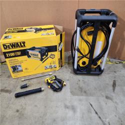 HOUSTON LOCATION - AS-IS DEWALT Electric Pressure Washer 2100 PSI Jobsite Power Washer DWPW2100