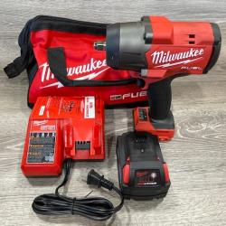 AS-IS Milwaukee FUEL 18V Lithium-Ion Brushless Cordless 1/2 in. Impact Wrench w/Friction Ring Kit