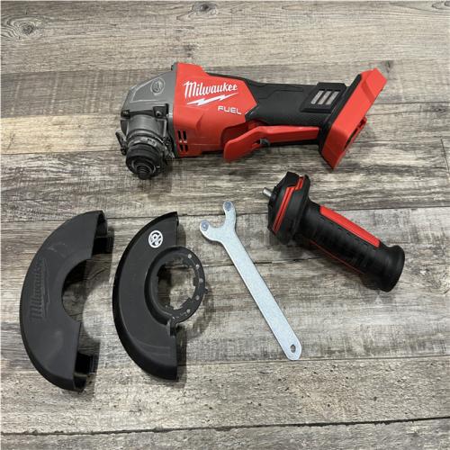 AS-IS Milwaukee FUEL 18V Lithium-Ion Brushless Cordless 4-1/2 in./5 in. Grinder w/Paddle Switch (Tool-Only)
