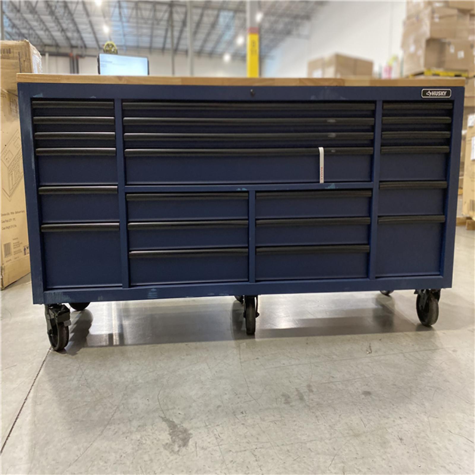 DALLAS LOCATION Husky Tool Storage Heavy Duty 84 in. W Matte Blue